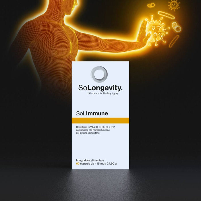 Integratore alimentare vitamine A, C, D, B6, B9 E B12 sistema immunitario